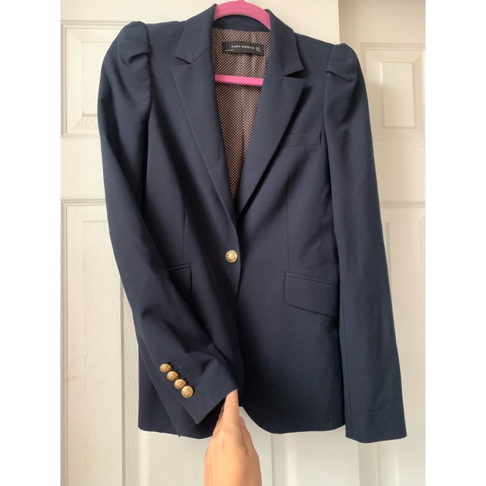 Blue Zara Blazer